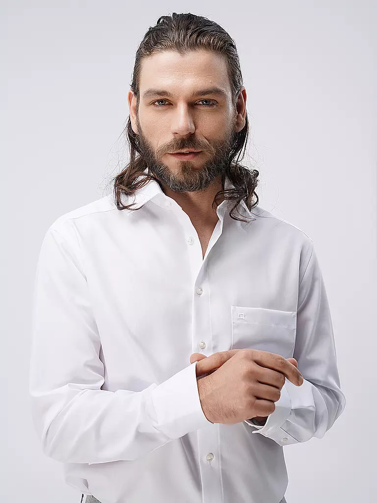 OLYMP Hemd Modern Fit  weiss