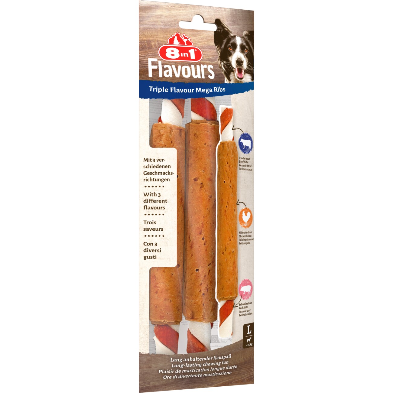 8in1 Triple Flavour Mega Ribs 140g