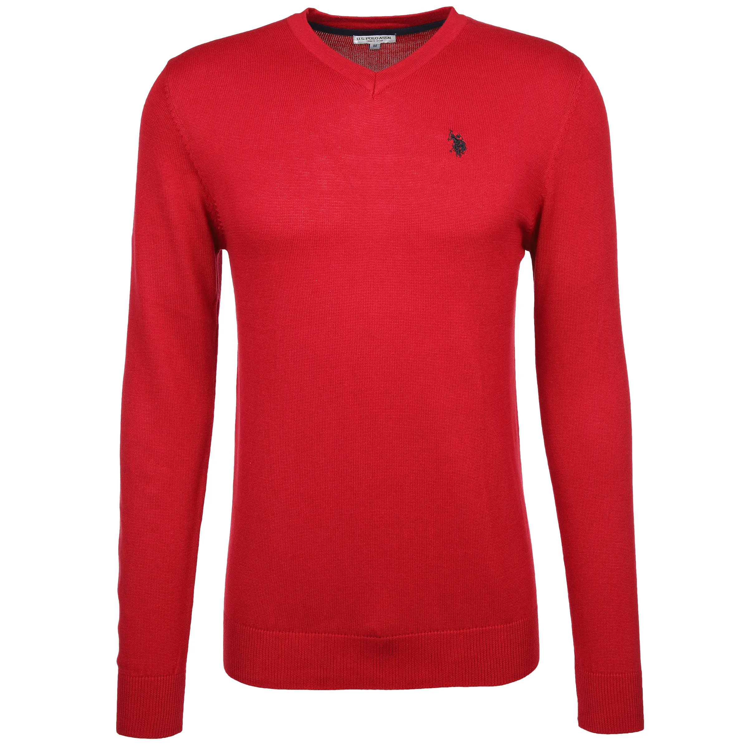Herren Feinstrickpullover mit V-Ausschnitt