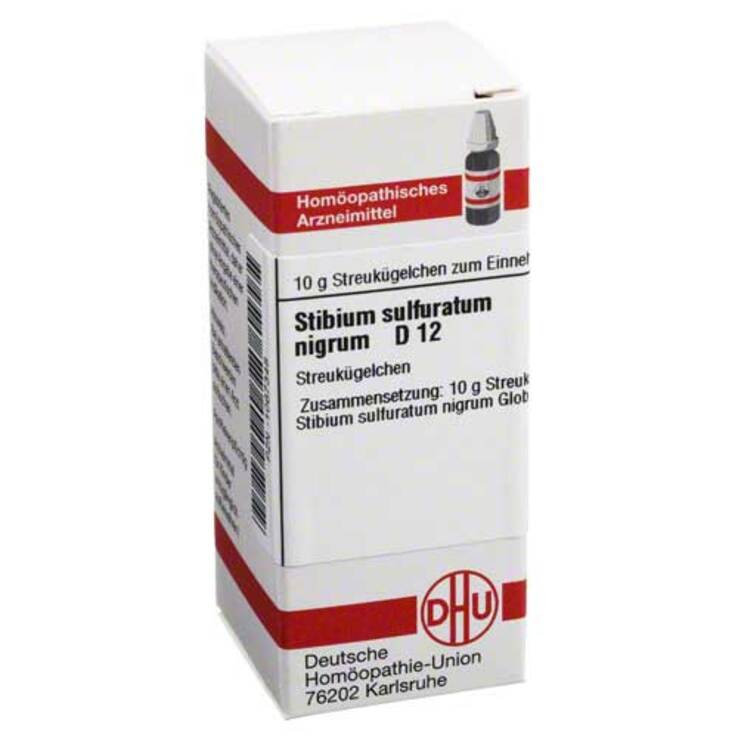DHU Stibium sulfuratum nigrum D 12 Gl, 10 g
