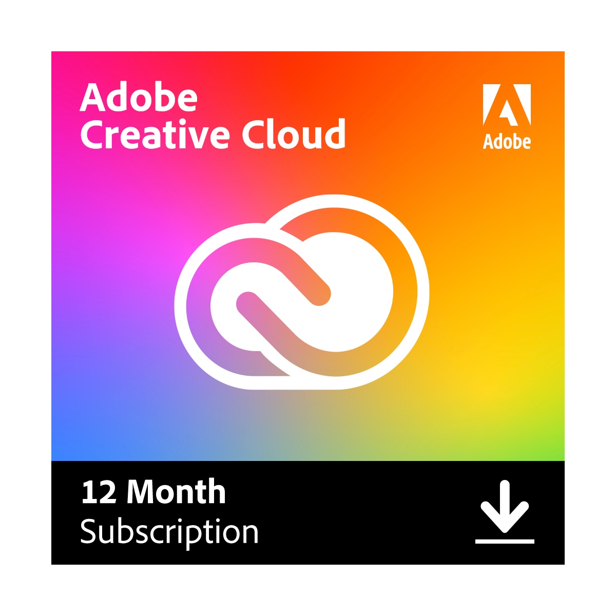 Adobe Creative Cloud 1-YEAR SUBSCRIPTION - PC Windows