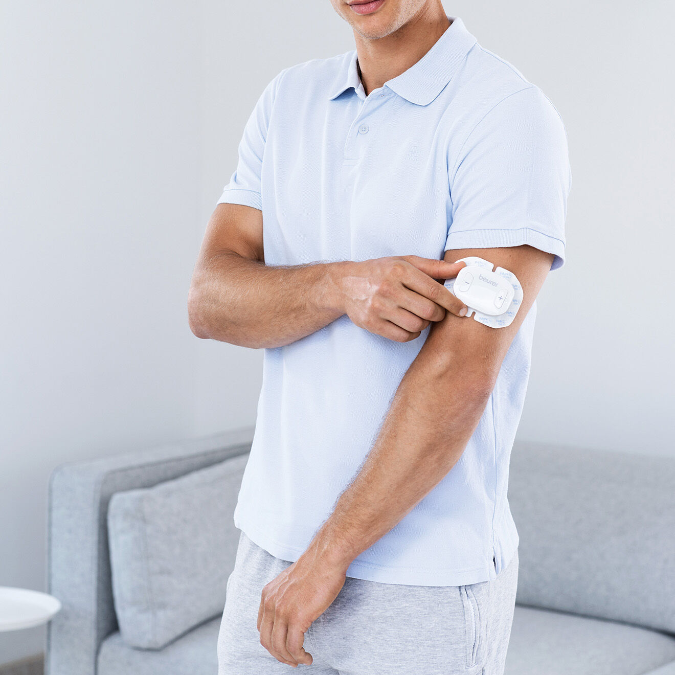 Beurer Electrostimulateur EMS/TENS sans fil connecté blanc