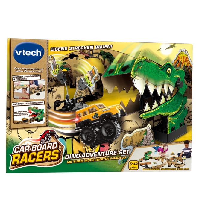 Vtech - Car-Board Racers - Dino-Adventure Set