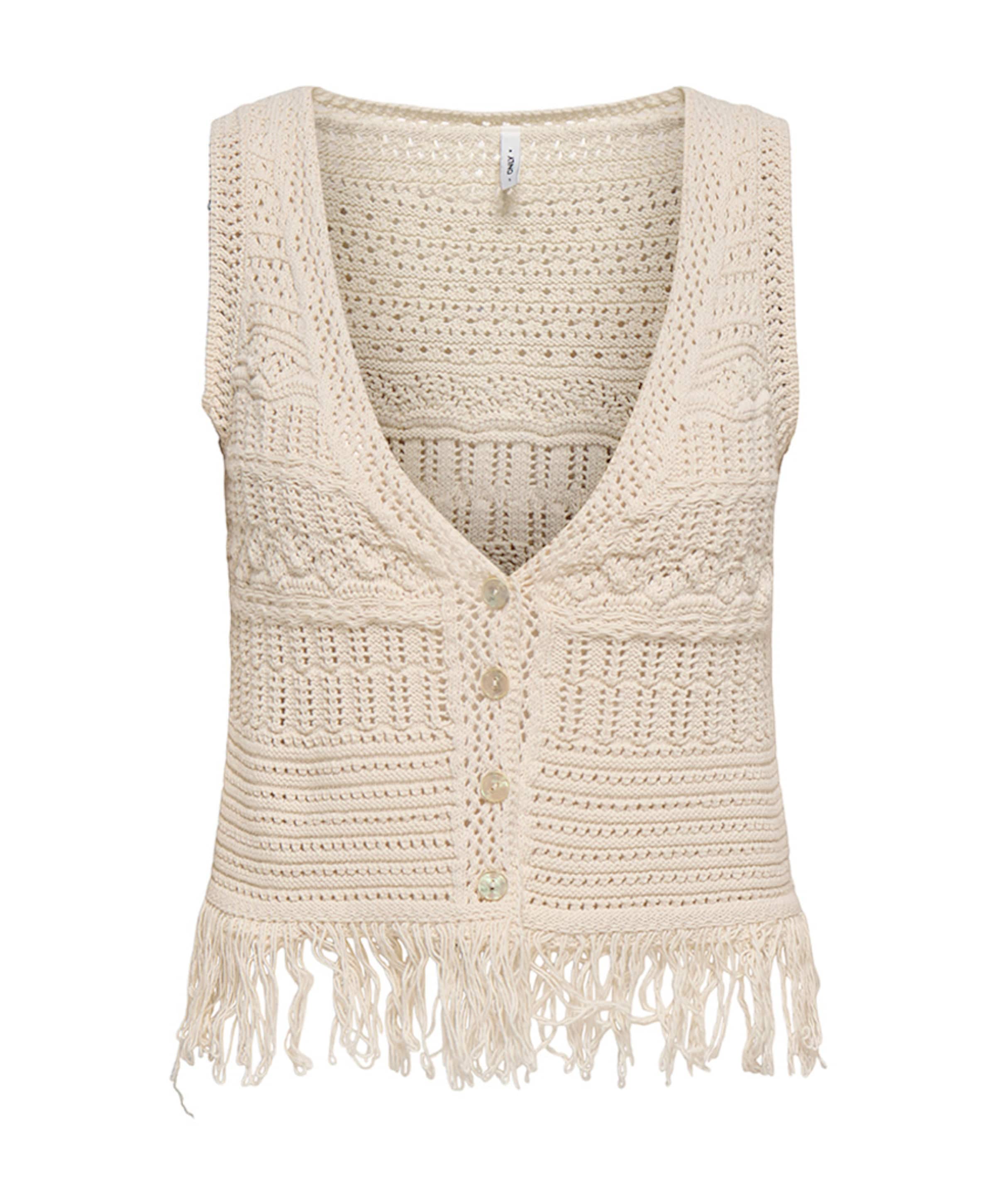 Only Dames gilet ecru