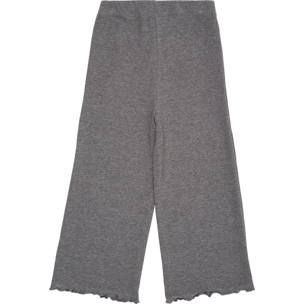 Køb COPENHAGEN COLORS Grey Mel Modal Rib Wide Bukser