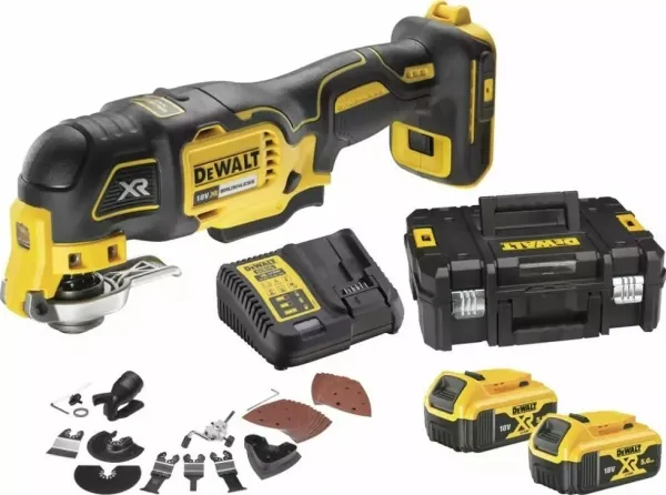 DEWALT 18V 2x5.0Ah MULTIFUNKTIONELT VÆRKTØJ   TILBEHØR DCS356P2