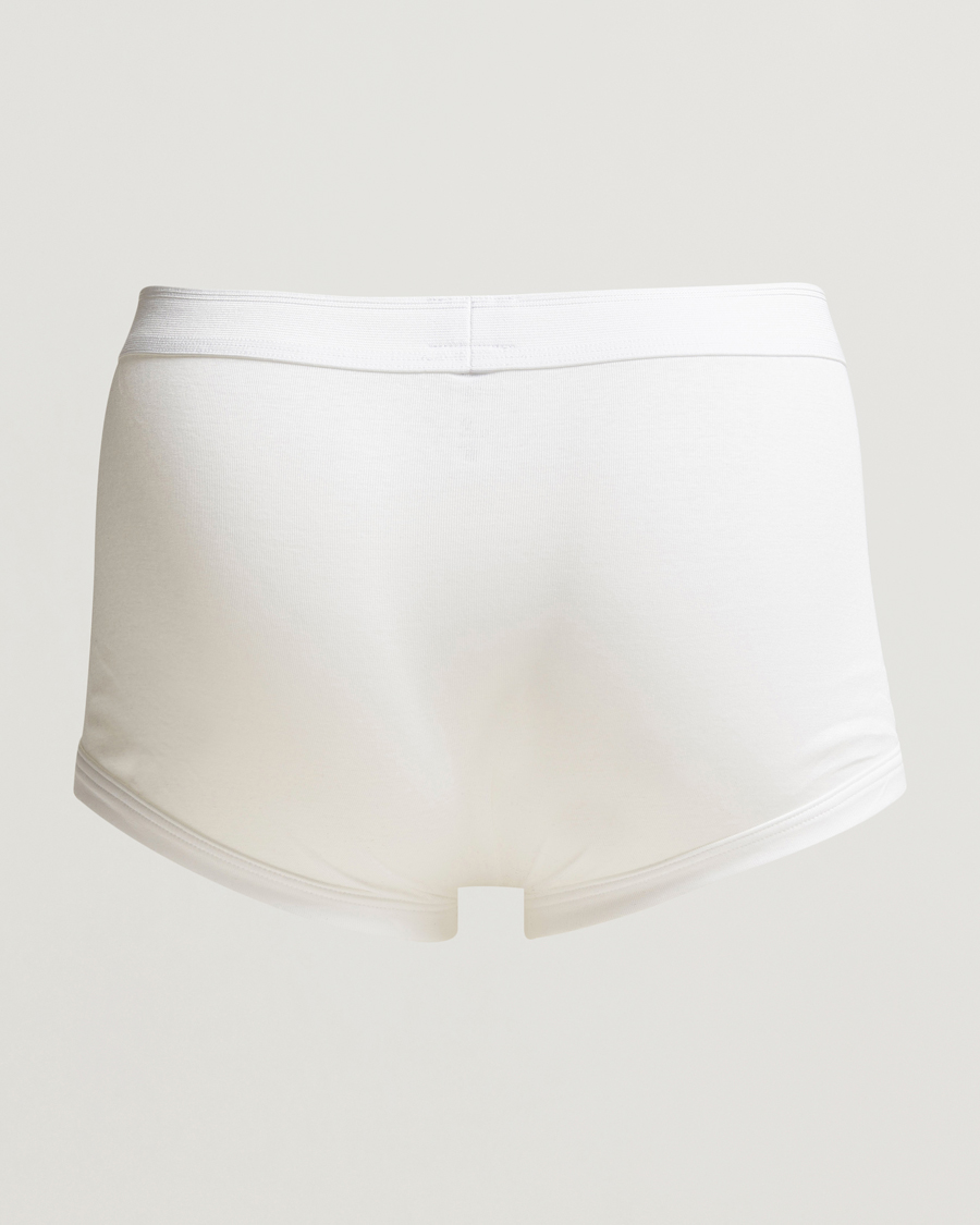 Zimmerli of Switzerland Mercerized Cotton Boxer Briefs White