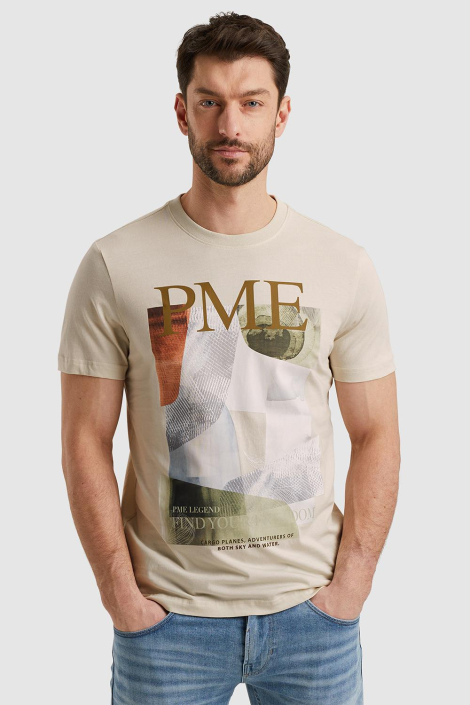 PME legend beige heren t-shirt
