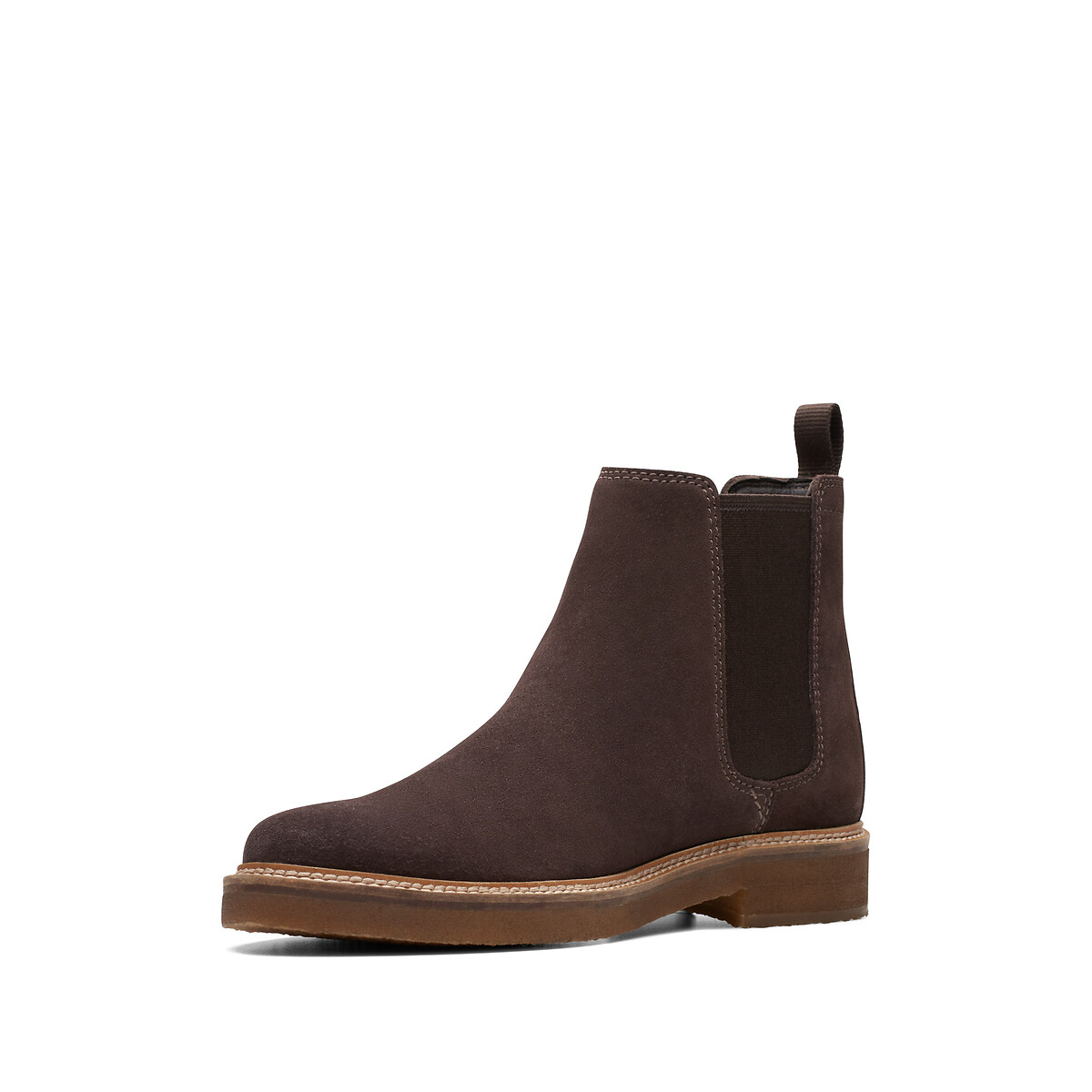 CLARKS<br>Bottines chelsea em camurça Clarkdale Easy