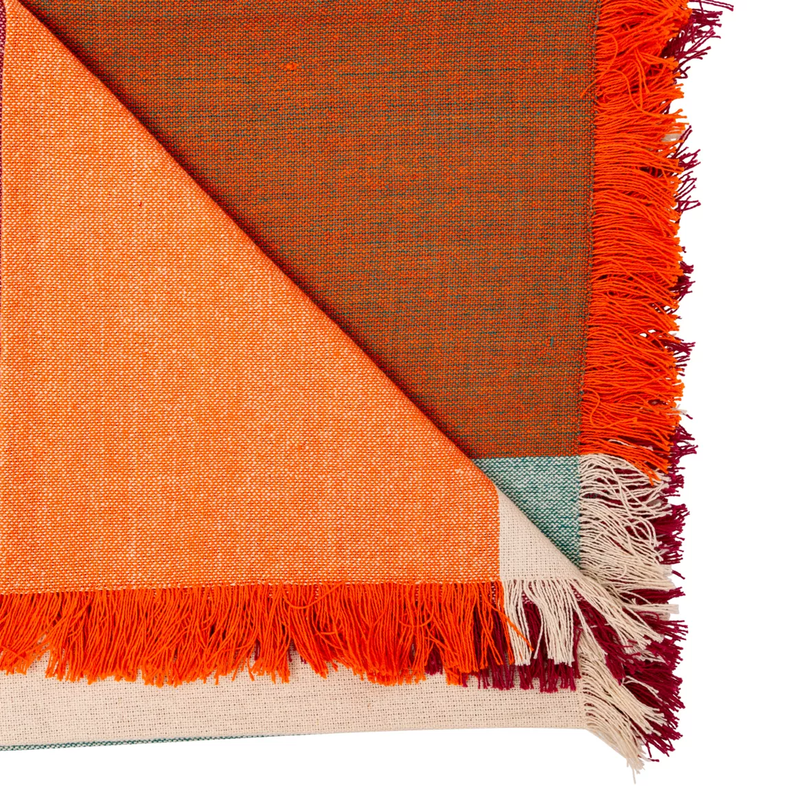 Jeté de lit coton (130 x 180 cm) Madras Multicolore