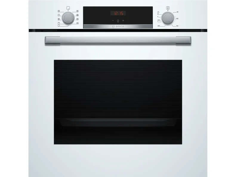 Bosch Serie | 4 HBA534BW3 - Ovn - til indbygning - niche - bredde: 56 cm - dybde: 55 cm - højde: 58.5 cm - med selv-rengøring - Klasse A  - hvid