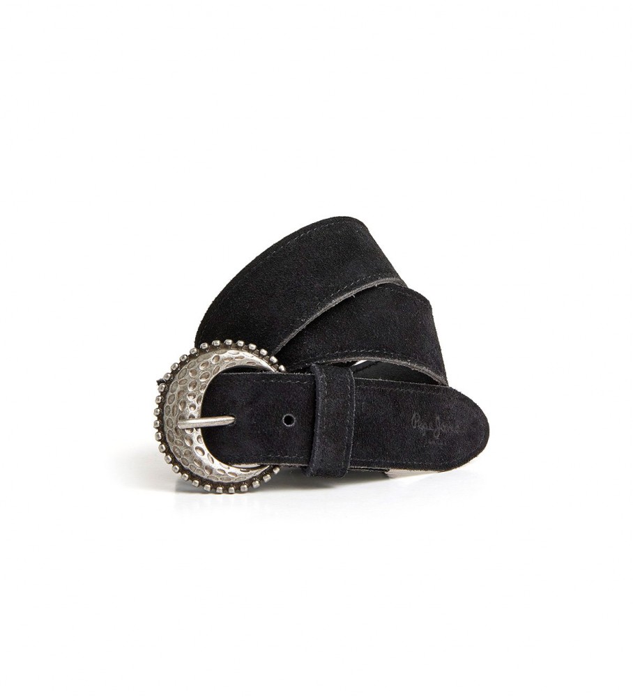 Cinto de couro preto Emily da Pepe Jeans