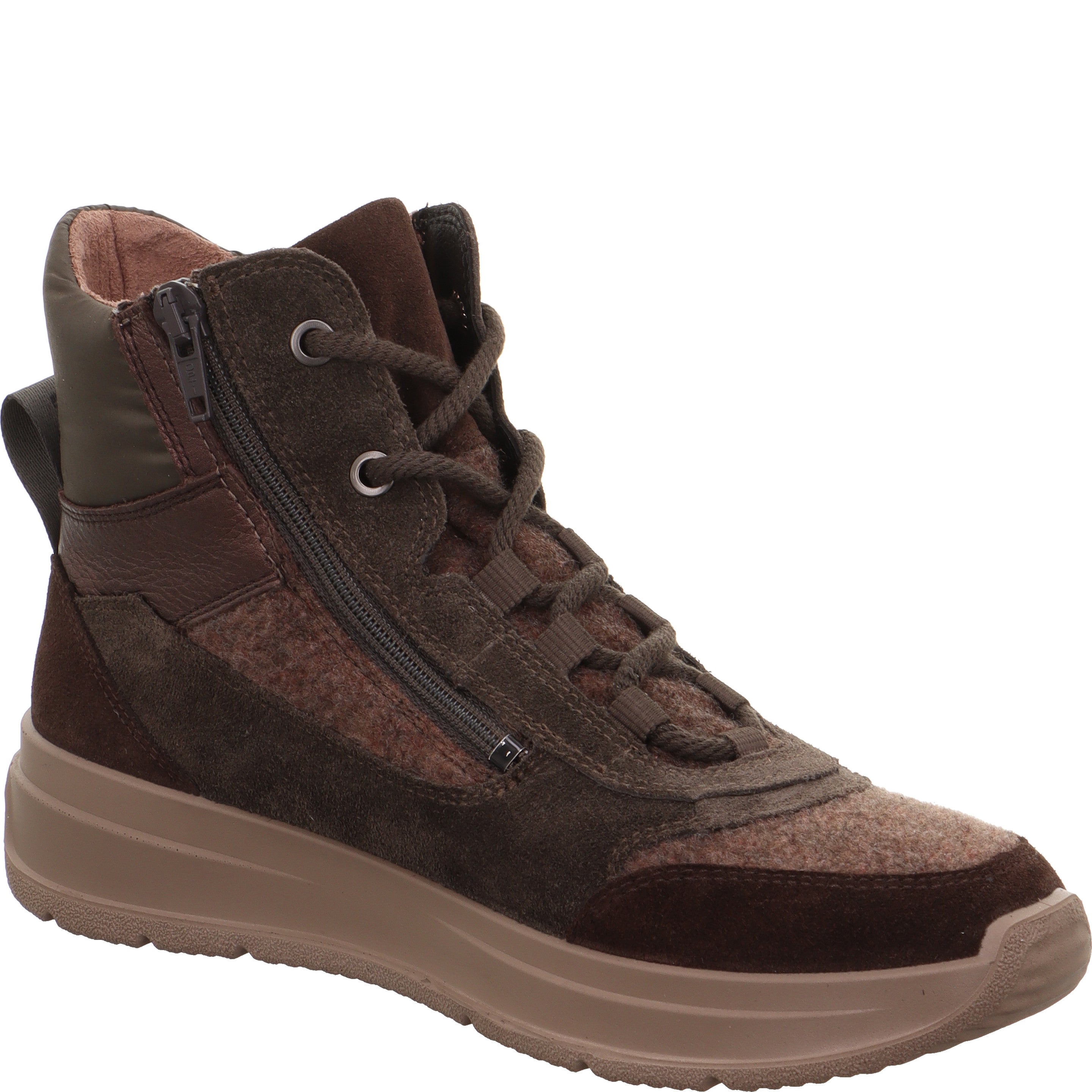 legero SPRINTER Damen  Sneaker high mit Reißverschluss - Farbe: Ciok - Größe: 8.5
