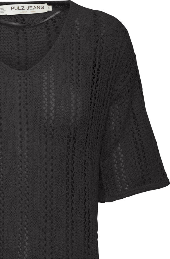 PULZ Jeans PZREESE Tshirt Black beauty