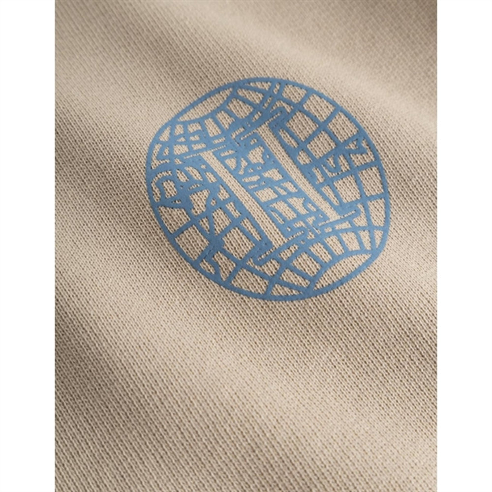 Light Desert Sand/Washed Denim Blue Globe Sweatshirt