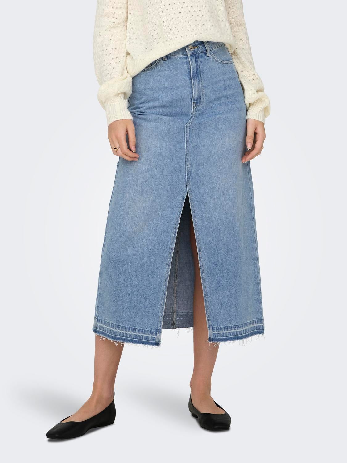JDYBELLA Jeansrock Light Blue Denim