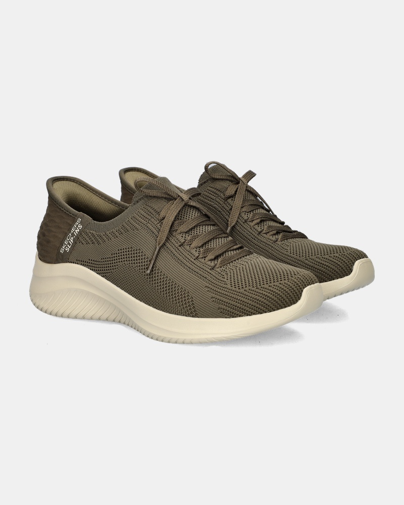 Skechers Hands Free Slip-Ins Ultra Flex 3.0 Instapschoenen  - groen