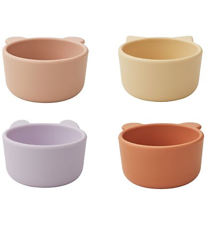 Liewood Sk?le - Silikone - Malene - 4 stk. - Light Lavender Mult