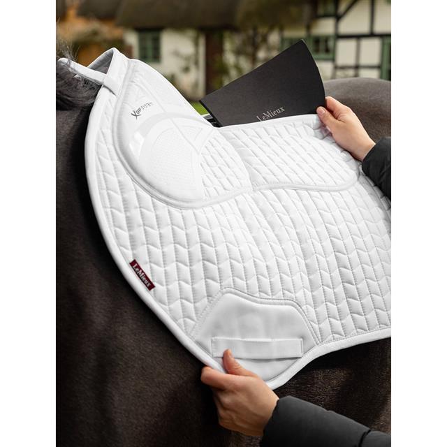 Zadeldek LeMieux Prosorb Plain 2 Pocket Close Contact Wit