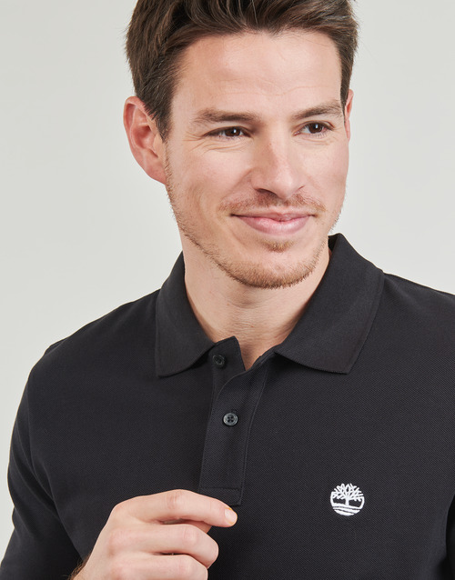 Timberland - Pique Short Sleeve Polo - Noir