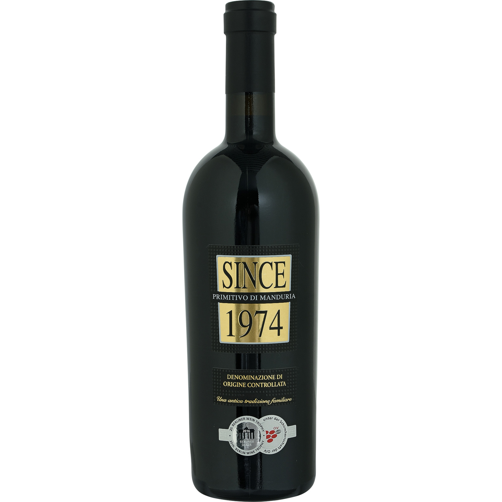 Since 1974 Primitivo di Manduria DOP 75 cl
