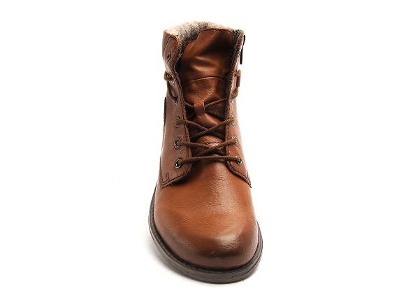 Rieker boots bottine plates femme 77423 marron