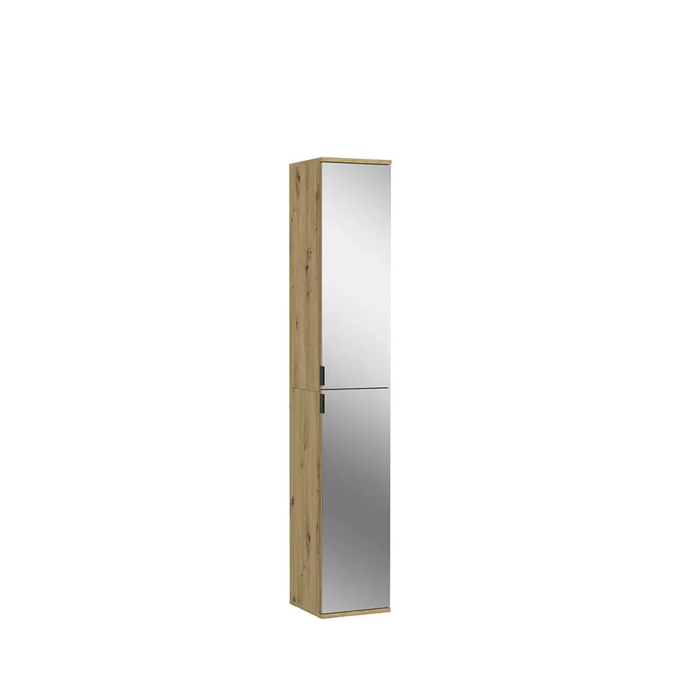 Hioshop ProjektX kledingkast 2 deuren spiegel