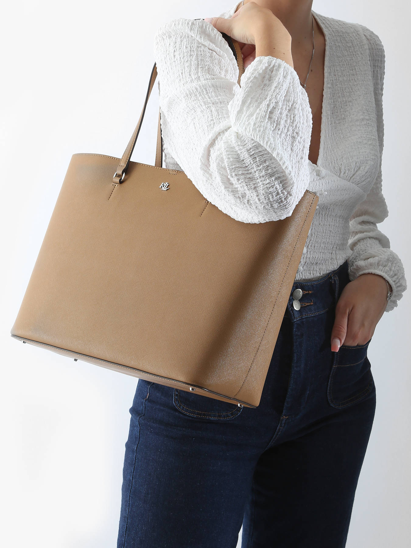 Sac cabas Karly cuir LAUREN RALPH LAUREN