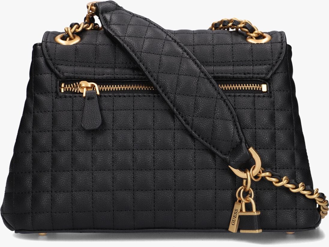 GUESS zwarte guess schoudertas tia convertible crossbody flap
