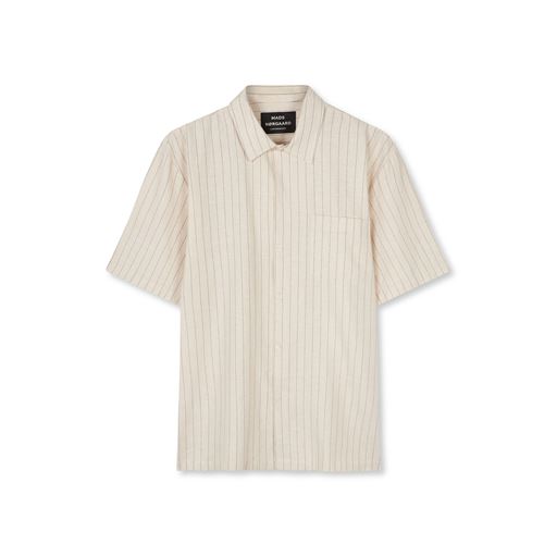 Mads Nørgaard Mateo Stripe Skjorte, Birtch/Sea Spray, XXL