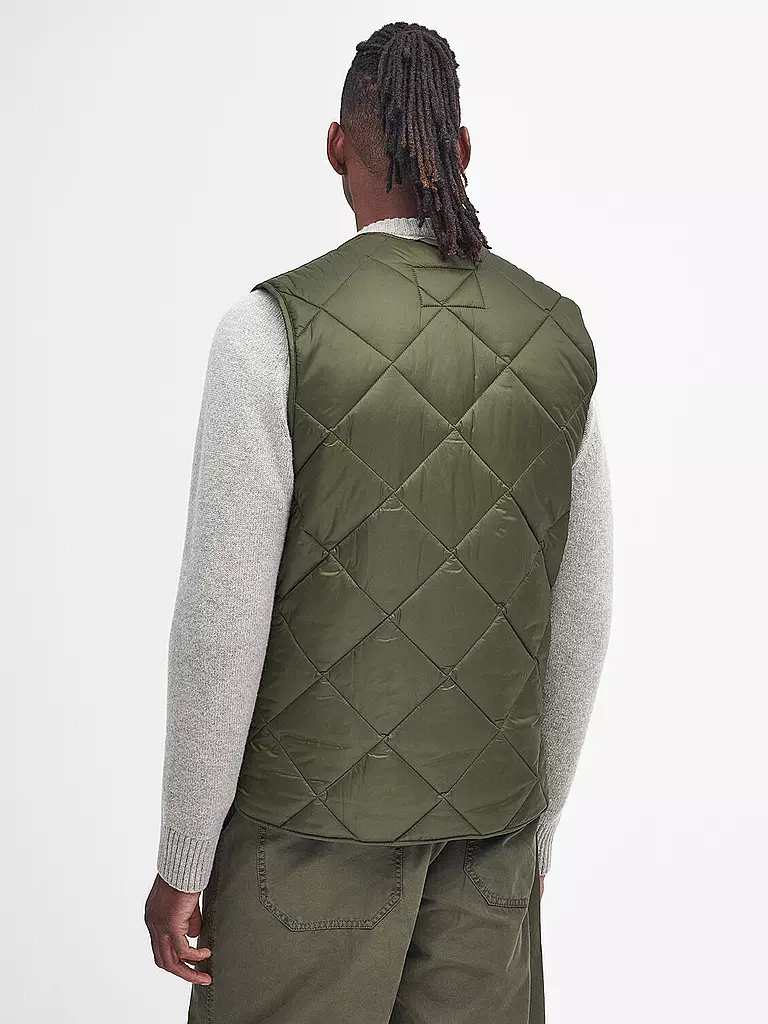 BARBOUR Steppgilet grün