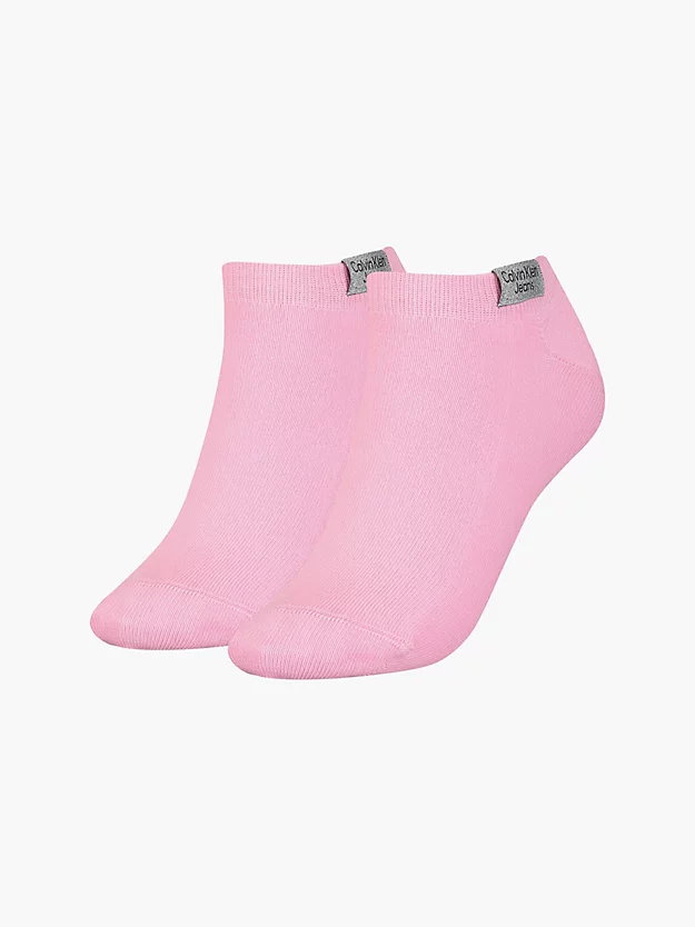 Conjunto de 2 meias de tornozelo com logotipo