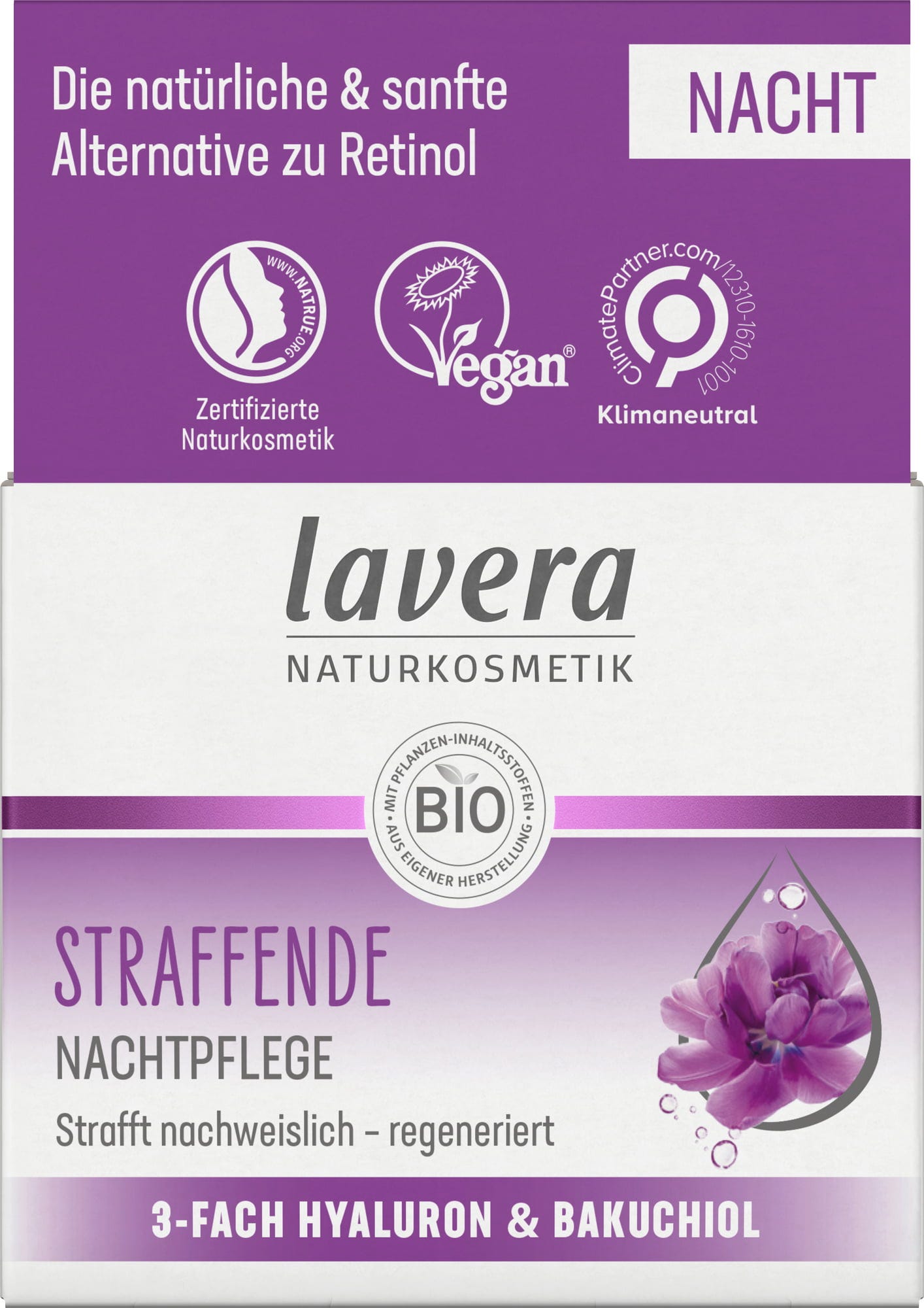 lavera  Straffende Nachtpflege, 50 ml