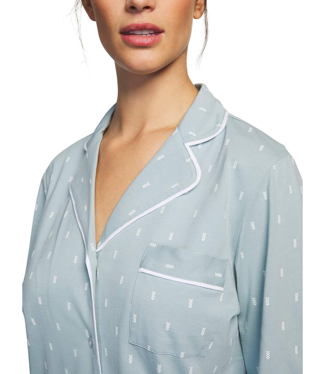 Chemise de nuit manches longues Algodon Selmark