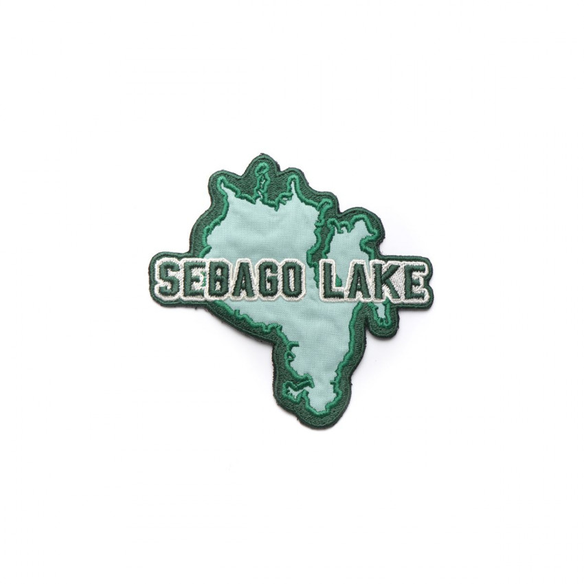 SEBAGO LAKE AZURE TURQUOISE-PATCH BRODE EN FEUTRE
