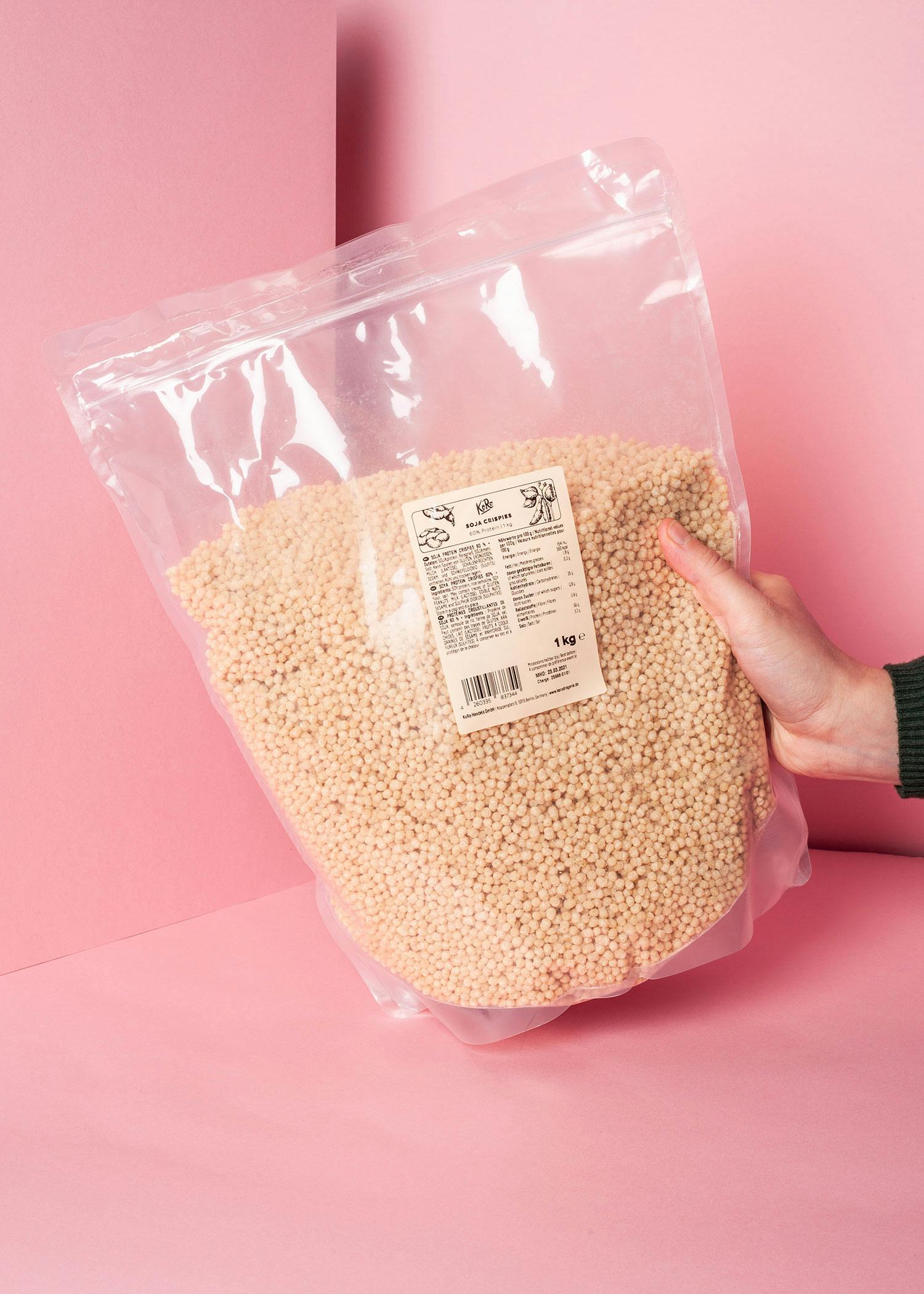 Soja Protein Crispies 60 % 1 kg