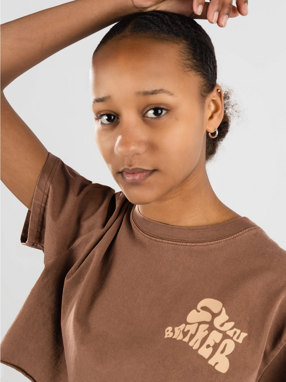 Rhythm Sunbather T-Shirt chocolate
