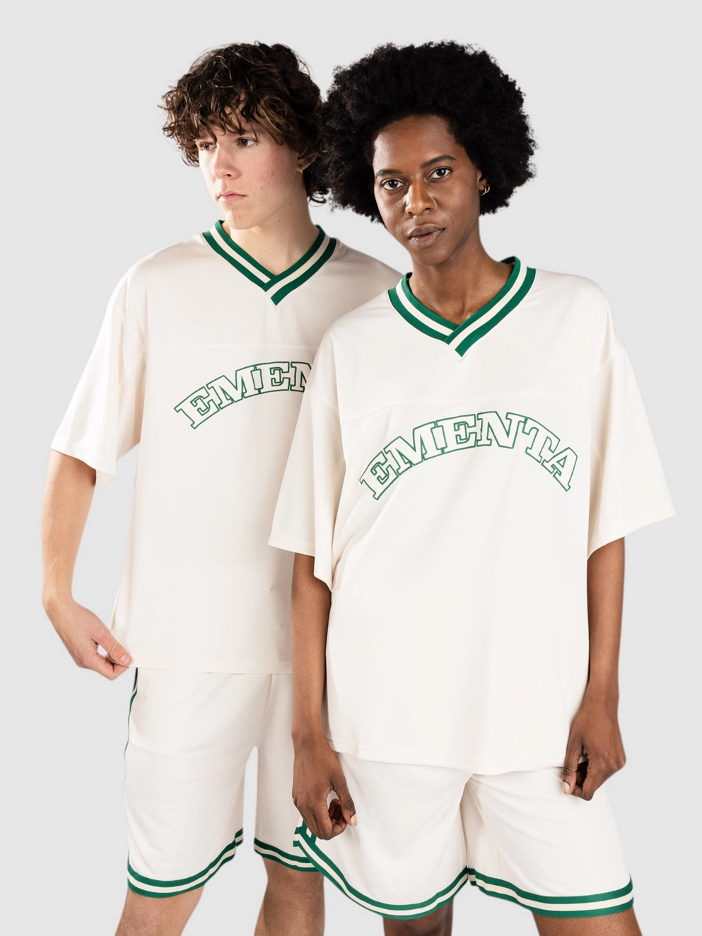 Ementa SB Gabi Jersey Kit T-Shirt off white/green