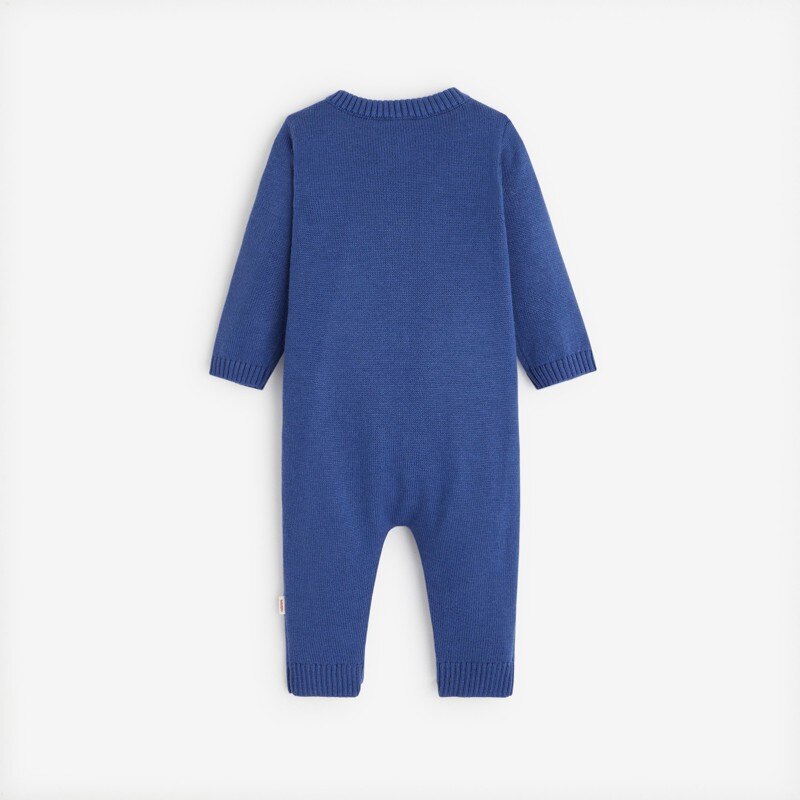 Combinaison bébé mixte bleu marine en tricot Catimini Bleu