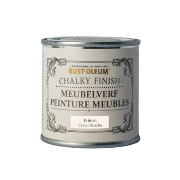 Rust-oleum Chalky Finish Meubelverf krijtwit 125 ml