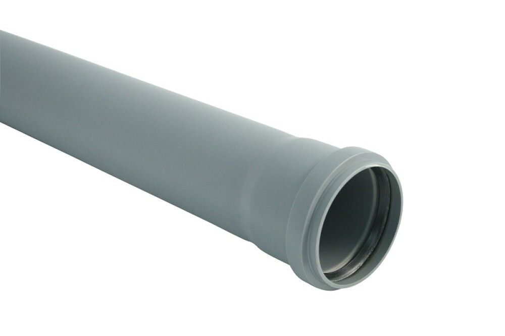 HT-AVLØPSRØR MED MUFF Ø110X2000MM