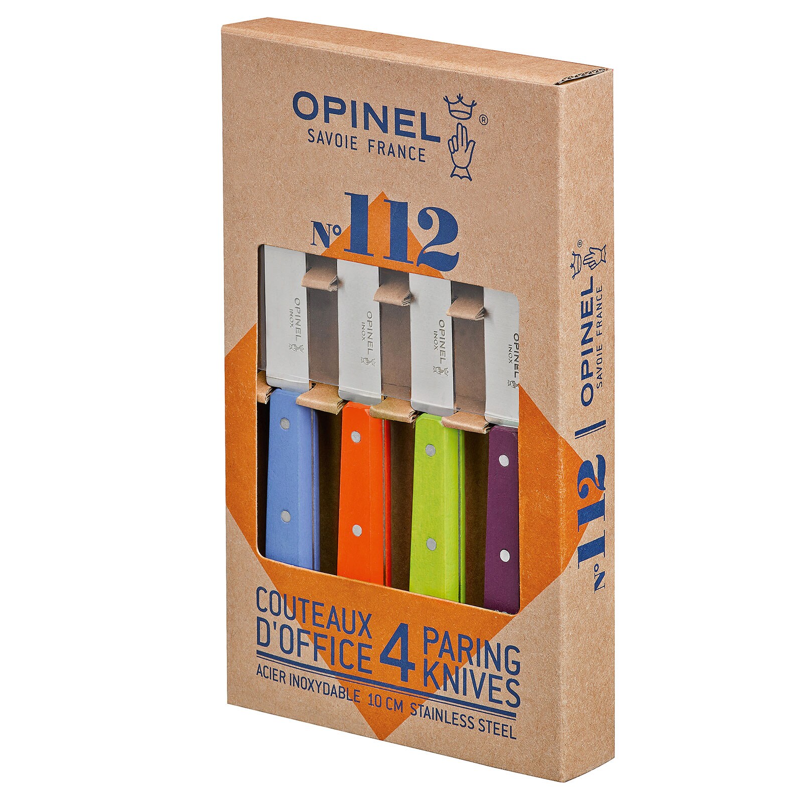 OPINEL Küchenmesser Set Sweet Pop 112 - Obstmesser Gemüsemesser Schälmesser Holz