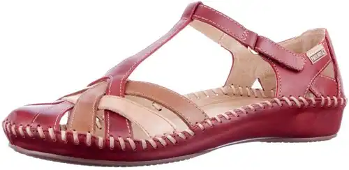 Pikolinos rood combi P. Vallarta 655 - maat 37 sandaal rood combi - maat 37 Calandschoen
