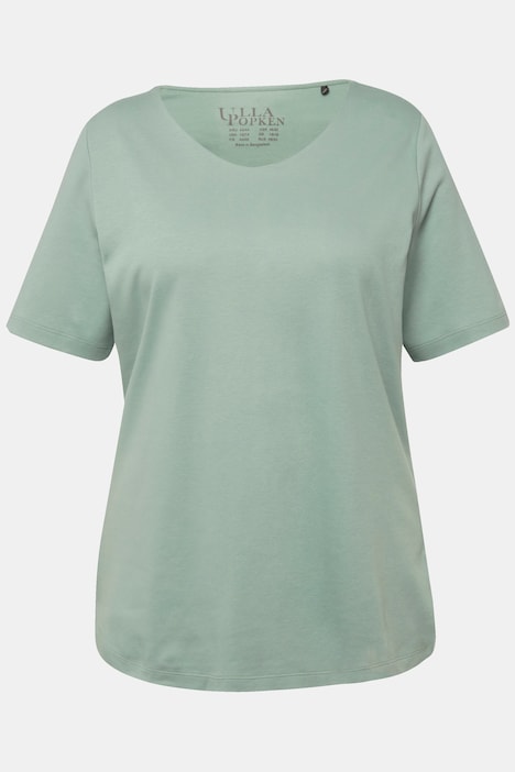 Shirt, doppellagige Vorderseite, Slim, Rundhals, Halbarm