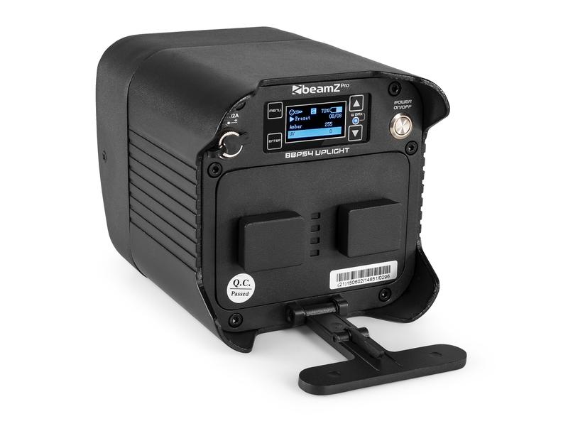 BeamZ Pro PAR-Bar BBP54 Akku Uplight Kompakter Battery Par, der sich ideal als Akzent- und Uplighting eignet