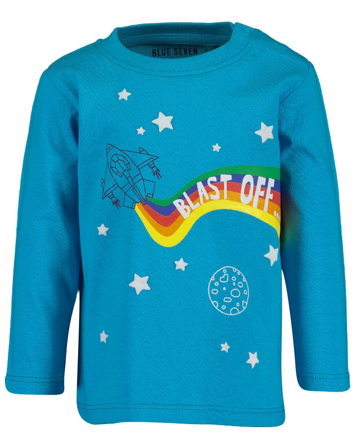 Langarmshirt BLAST OFF in türkis
