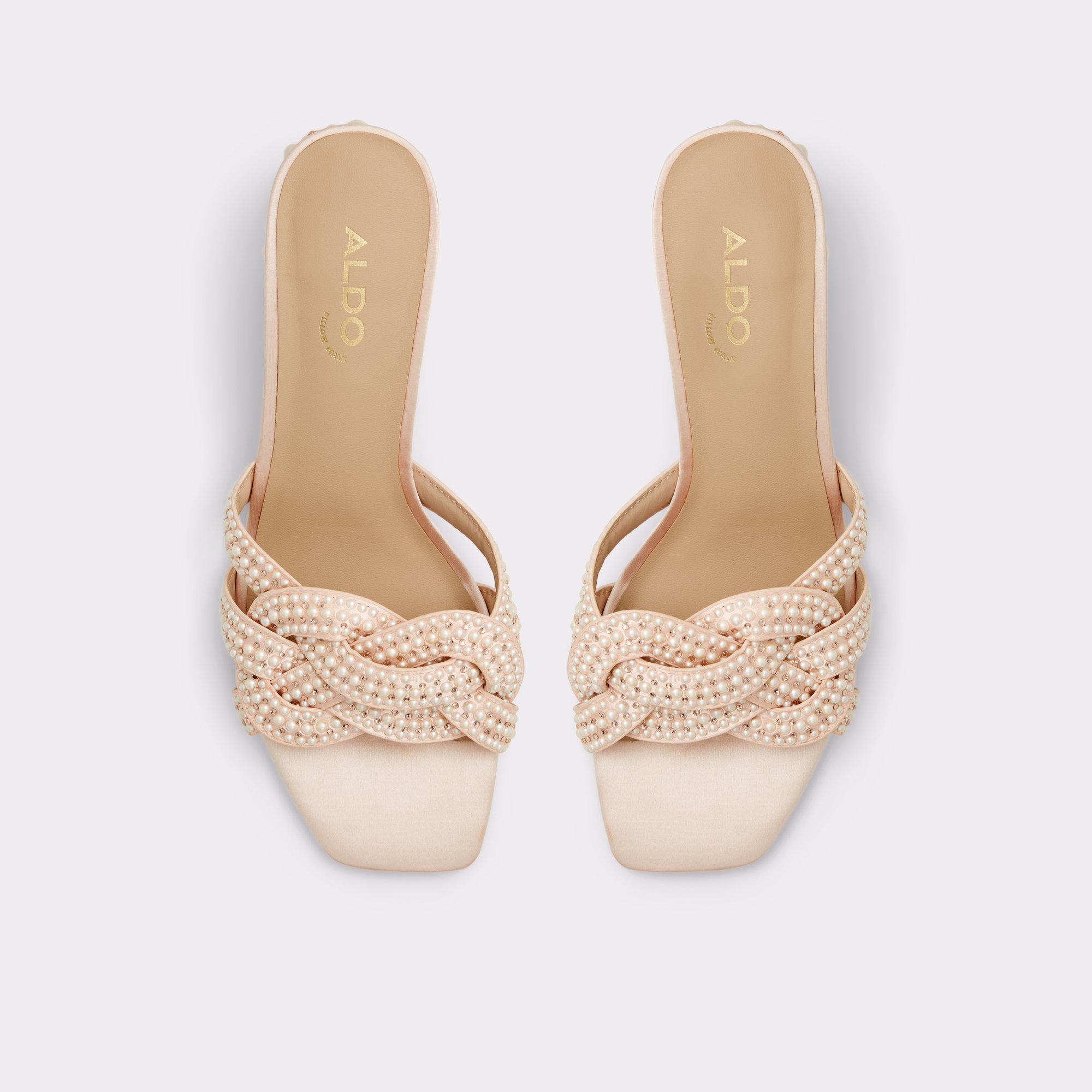 Grandly Light Pink Women Mule Shoes