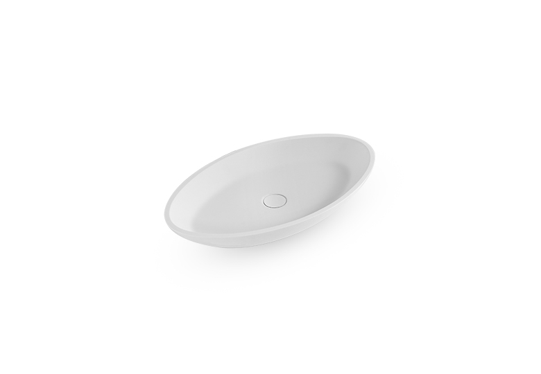 SSI Design Modena Solid Surface Waskom Ovaal 69x39.5cm