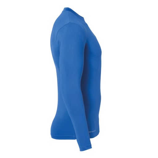 Camiseta térmica Uhlsport tamanho G, cor azul.