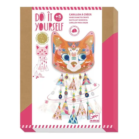 Djeco DIY: Windspiel Kitty